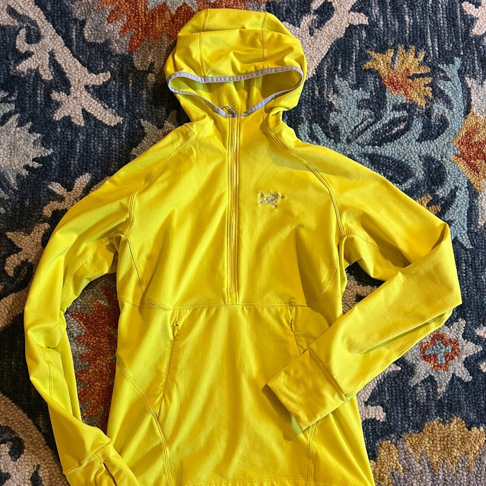 Arcteryx 1/4 Zip Hooded Baselayer Size Small